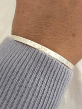 Load image into Gallery viewer, Dainty Sterling Silver Sea, Crescent Moon & Stars Bangle