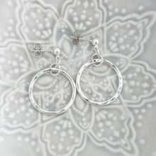 Load image into Gallery viewer, Midi Dangly Hoop Earrings