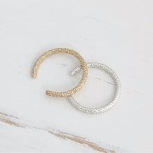 Load image into Gallery viewer, Dainty Sparkly Sterling Silver Ear and Gold Filled Ear Cuff
