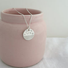 Load image into Gallery viewer, Full Moon, Sea and Stars Necklace