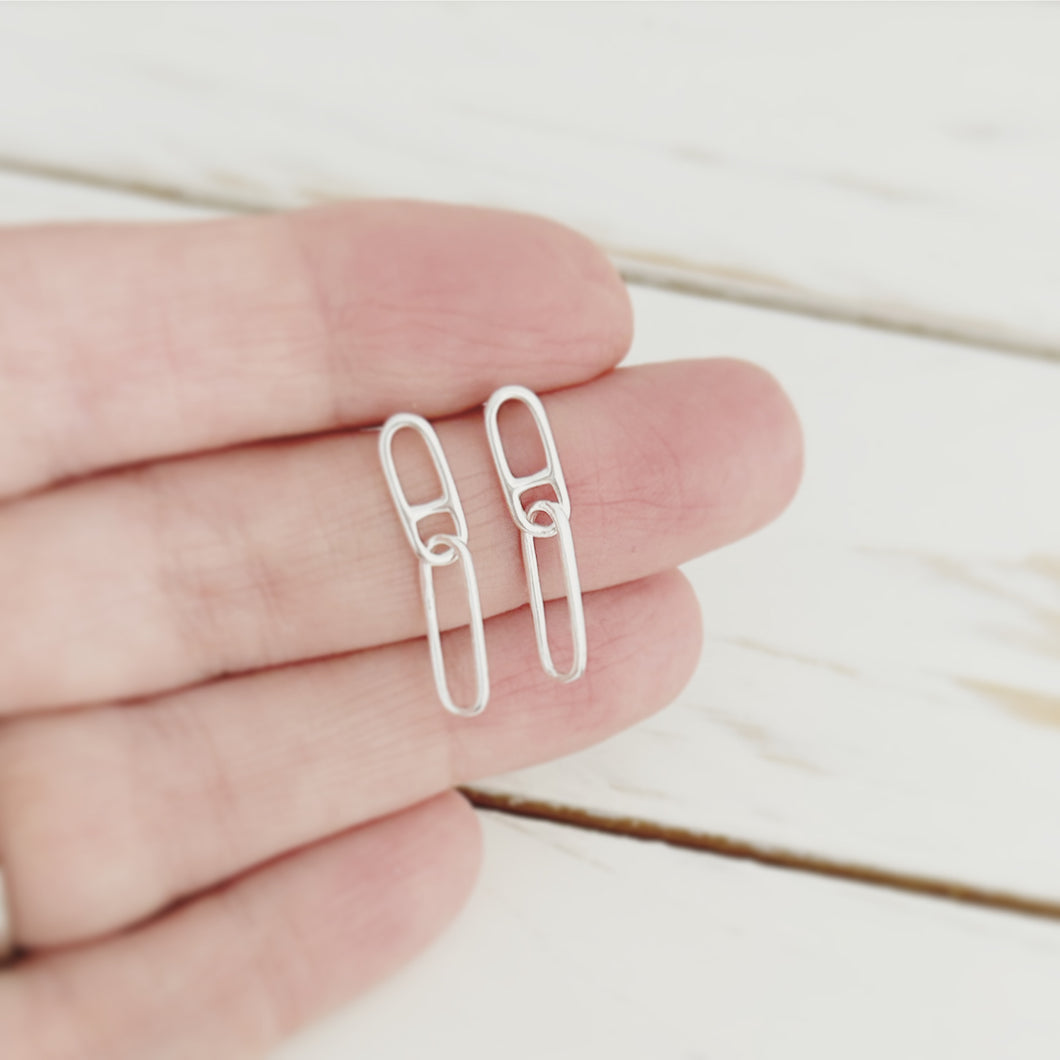 Paperclip Earrings