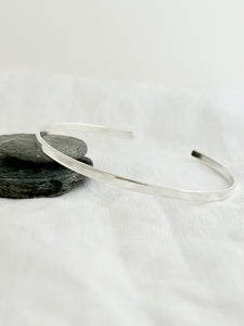 Smooth Sterling Silver 4mm Bangle