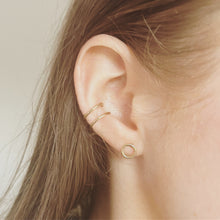 Load image into Gallery viewer, Dainty Double Gold Filled Ear Cuff