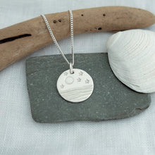 Load image into Gallery viewer, Full Moon, Sea and Stars Necklace