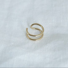 Load image into Gallery viewer, Dainty Double Gold Filled Ear Cuff