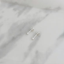 Load image into Gallery viewer, Tiny Sterling Silver Studs