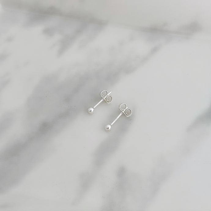 Tiny Sterling Silver Studs