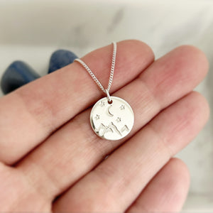 Moonlight Mountain Necklace