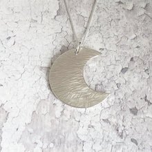 Load image into Gallery viewer, Large Crescent Moon Necklace