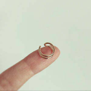 Dainty Double Gold Filled Ear Cuff