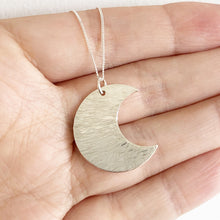 Load image into Gallery viewer, Large Crescent Moon Necklace