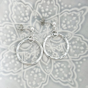 Midi Dangly Hoop Earrings