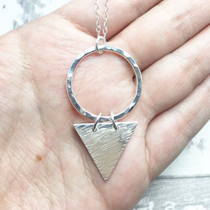 Long Triangle Necklace