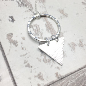 Long Triangle Necklace