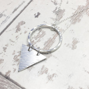 Long Triangle Necklace