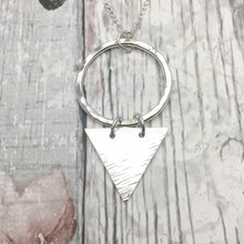 Load image into Gallery viewer, Long Triangle Necklace