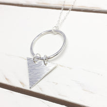 Load image into Gallery viewer, Long Triangle Necklace