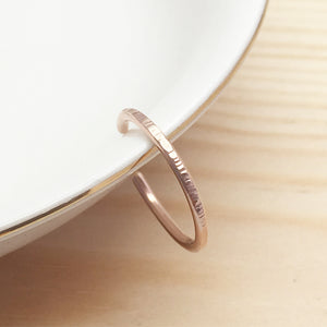 Rose Gold Filled Toe Ring, Minimalist and Dainty