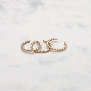 Twisted Gold Filled Ear Cuff