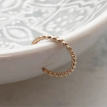 Load image into Gallery viewer, Twisted Gold Filled Ear Cuff