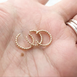 Twisted Gold Filled Ear Cuff