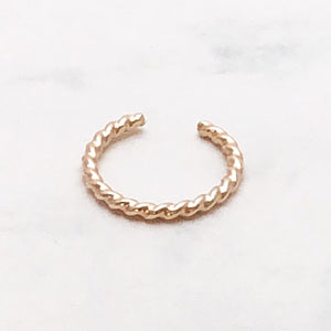 Twisted Gold Filled Ear Cuff