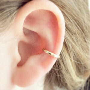 Wide Gold Filled Ear Cuff