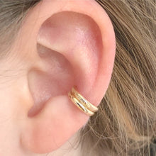 Load image into Gallery viewer, Wide Gold Filled Ear Cuff