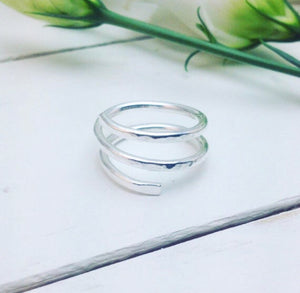 Spiral Wrap Ring Sterling Silver