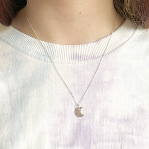 Mini Crescent Moon Necklace