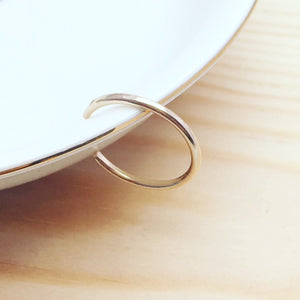 Gold Filled Toe Ring, Minimalist and Dainty