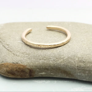 Gold Filled Toe Ring, Minimalist and Dainty