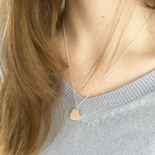 Load image into Gallery viewer, Hammered Heart Necklace