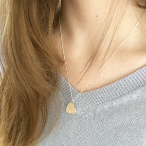 Hammered Heart Necklace