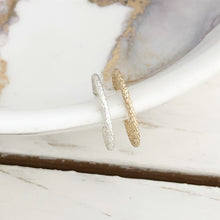 Load image into Gallery viewer, Dainty Sparkly Sterling Silver Ear and Gold Filled Ear Cuff