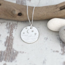 Load image into Gallery viewer, Sea, Stars and Moon Necklace