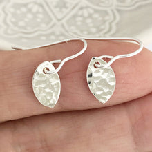 Load image into Gallery viewer, Hammered Drop Earrings