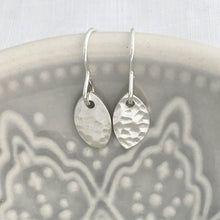 Load image into Gallery viewer, Hammered Drop Earrings