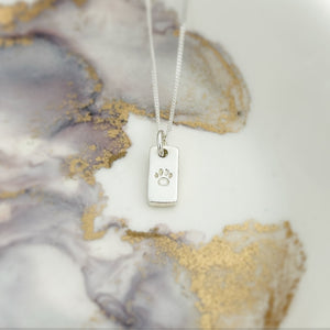 Paw Print Pendant