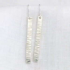 Textured Pendant Earrings