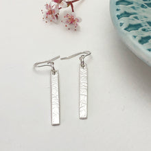 Load image into Gallery viewer, Textured Drop Pendant Earrings