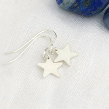 Load image into Gallery viewer, Hammered Star Earrings