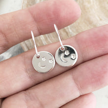 Load image into Gallery viewer, Stars and Crescent Moon Earrings