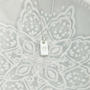 Paw Print Pendant