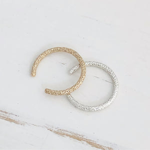 Dainty Sparkly Sterling Silver Ear and Gold Filled Ear Cuff