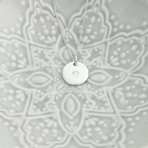 Paw Print Necklace