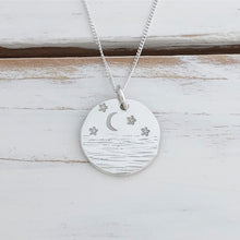 Load image into Gallery viewer, Sea, Stars and Moon Necklace