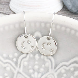 Stars and Crescent Moon Earrings