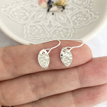 Load image into Gallery viewer, Hammered Drop Earrings